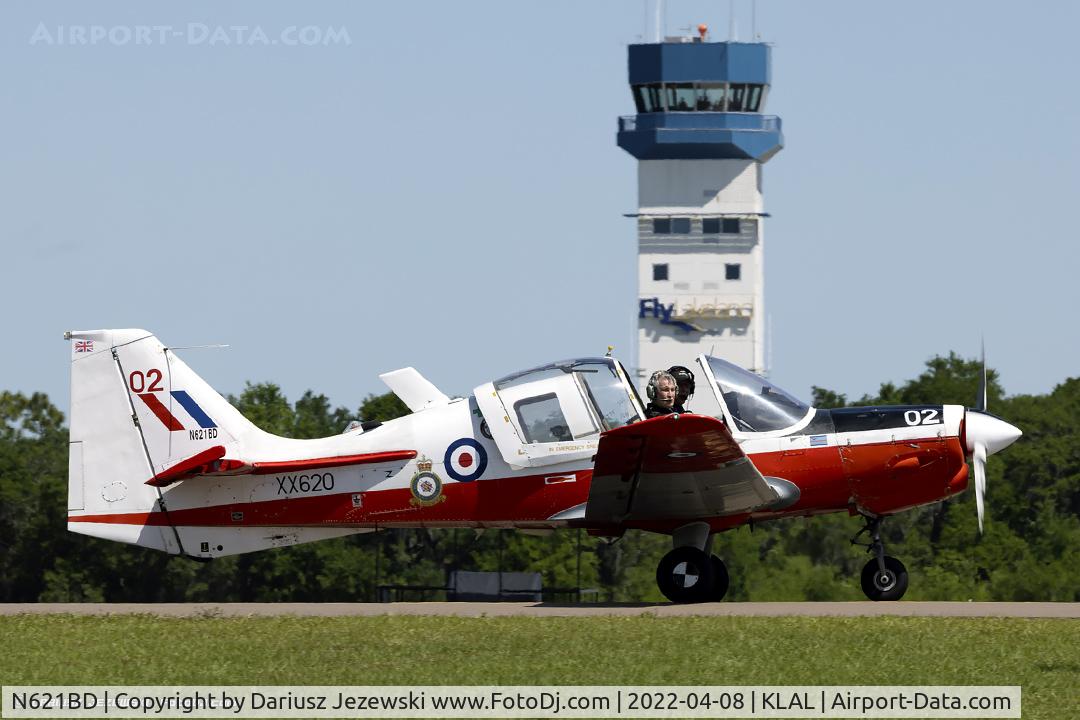N621BD, 1974 Scottish Aviation Bulldog T.1 C/N BH120/285, Scottish Aviation Bulldog T.1  C/N BH120/285, N621BD