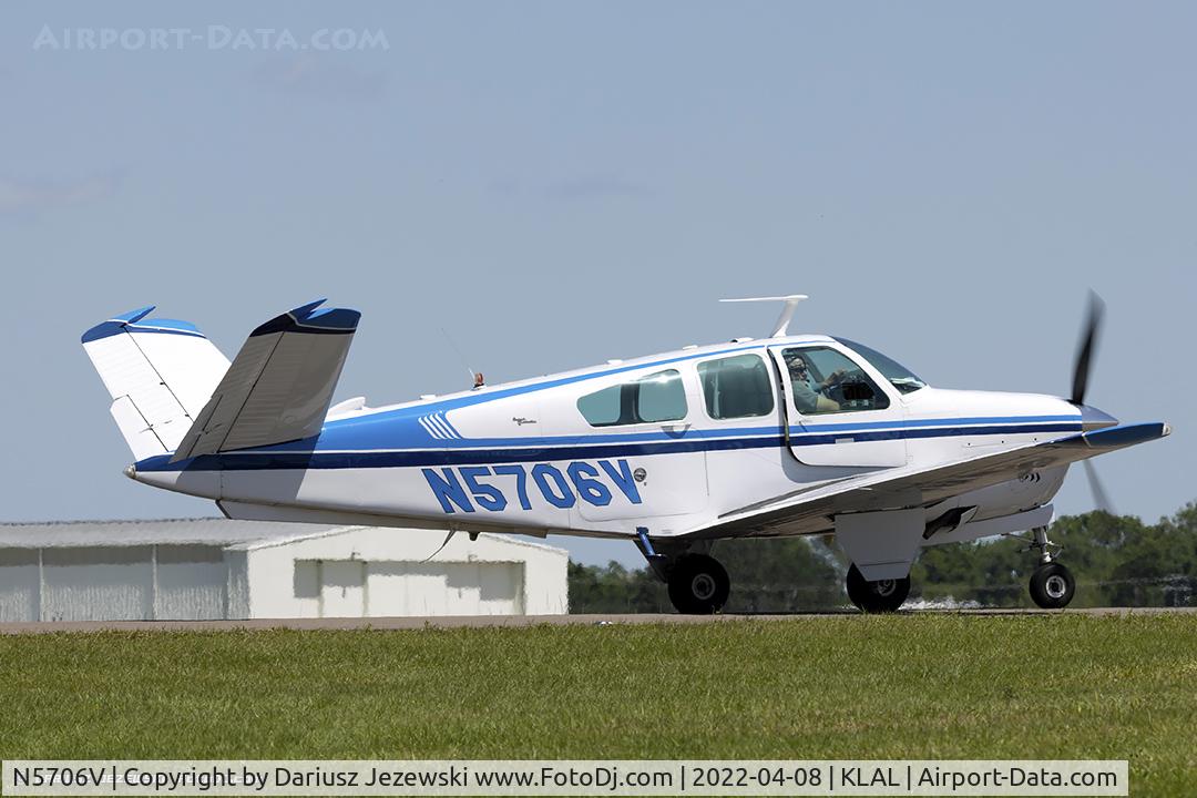 N5706V, 1966 Beech V35 Bonanza C/N D-8093, Beech