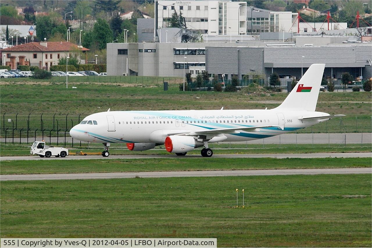 555, 2009 Airbus ACJ320 (A320-214/CJ) C/N 4117, Royal Air Force of Oman Airbus A320-214(CJ), Toulouse-Blagnac (LFBO-TLS)
