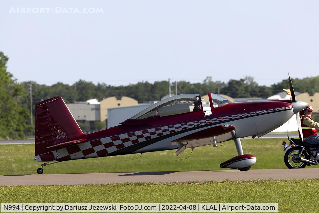 N994, 2008 Vans RV-8 C/N 81546, Vans RV-8  C/N 81546, N994