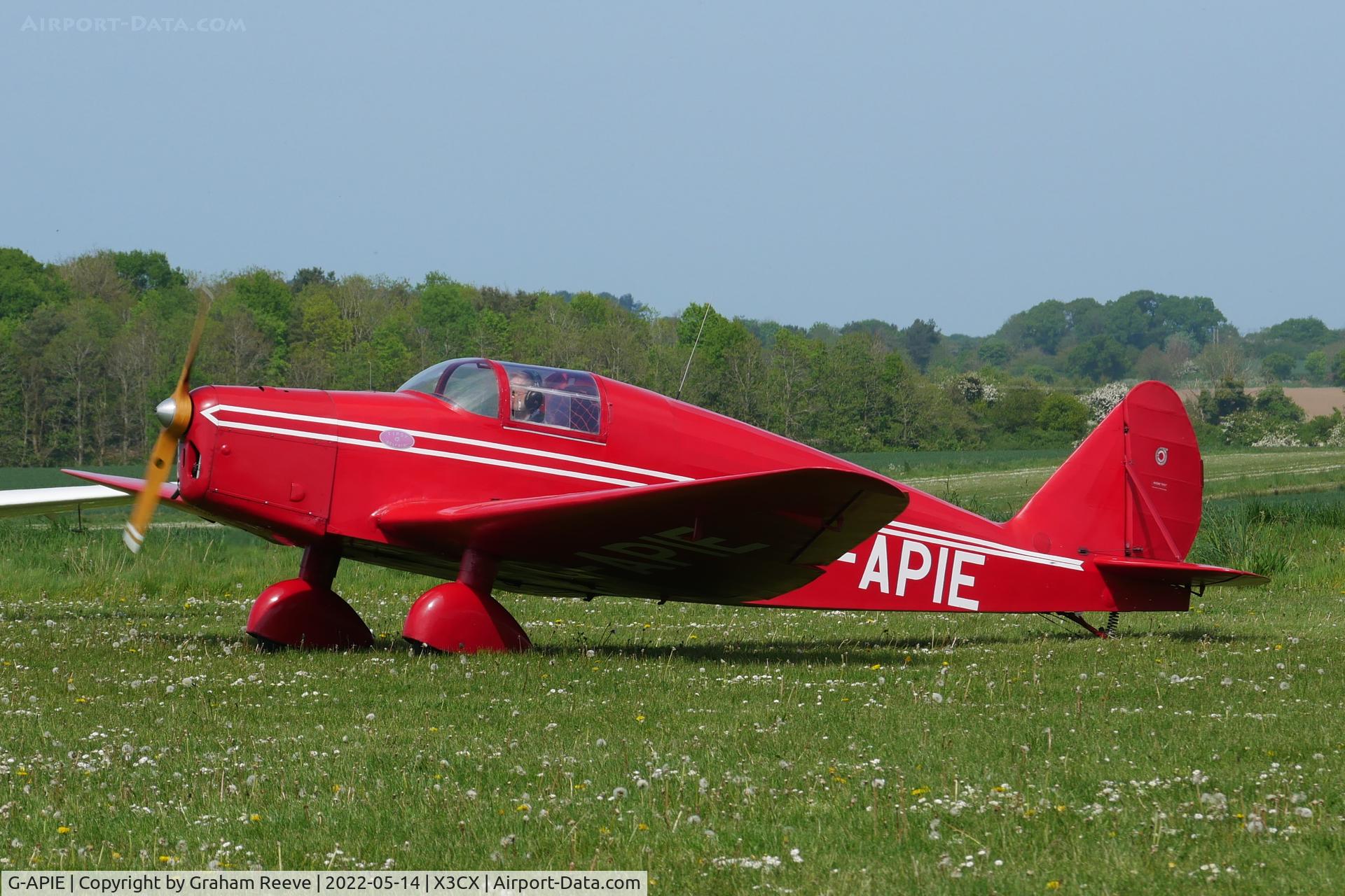 G-APIE, 1958 Tipsy Belfair C/N 535, Parked at Northrepps.