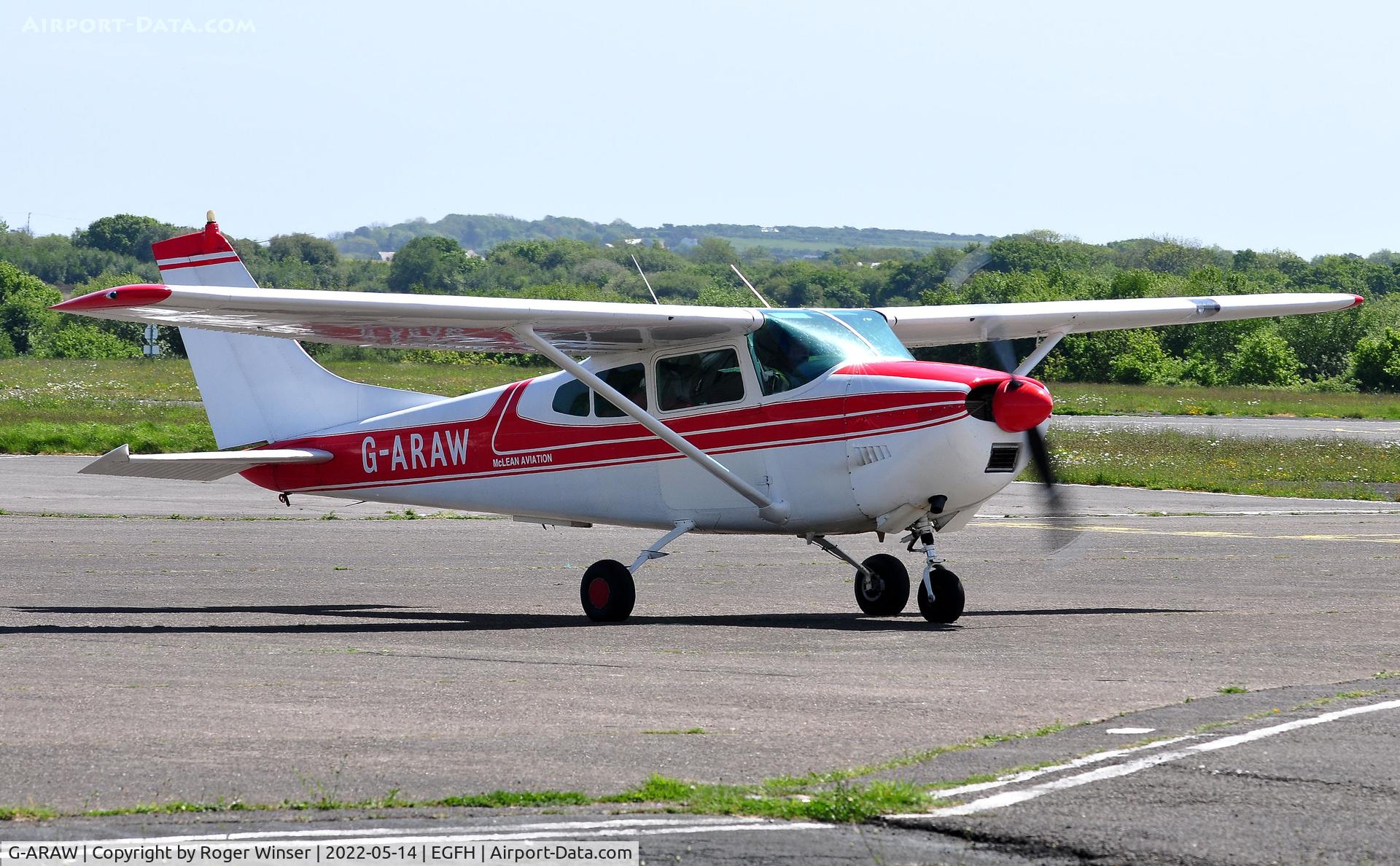 G-ARAW, 1960 Cessna 182C Skylane C/N 52843, Visiting Skylane.