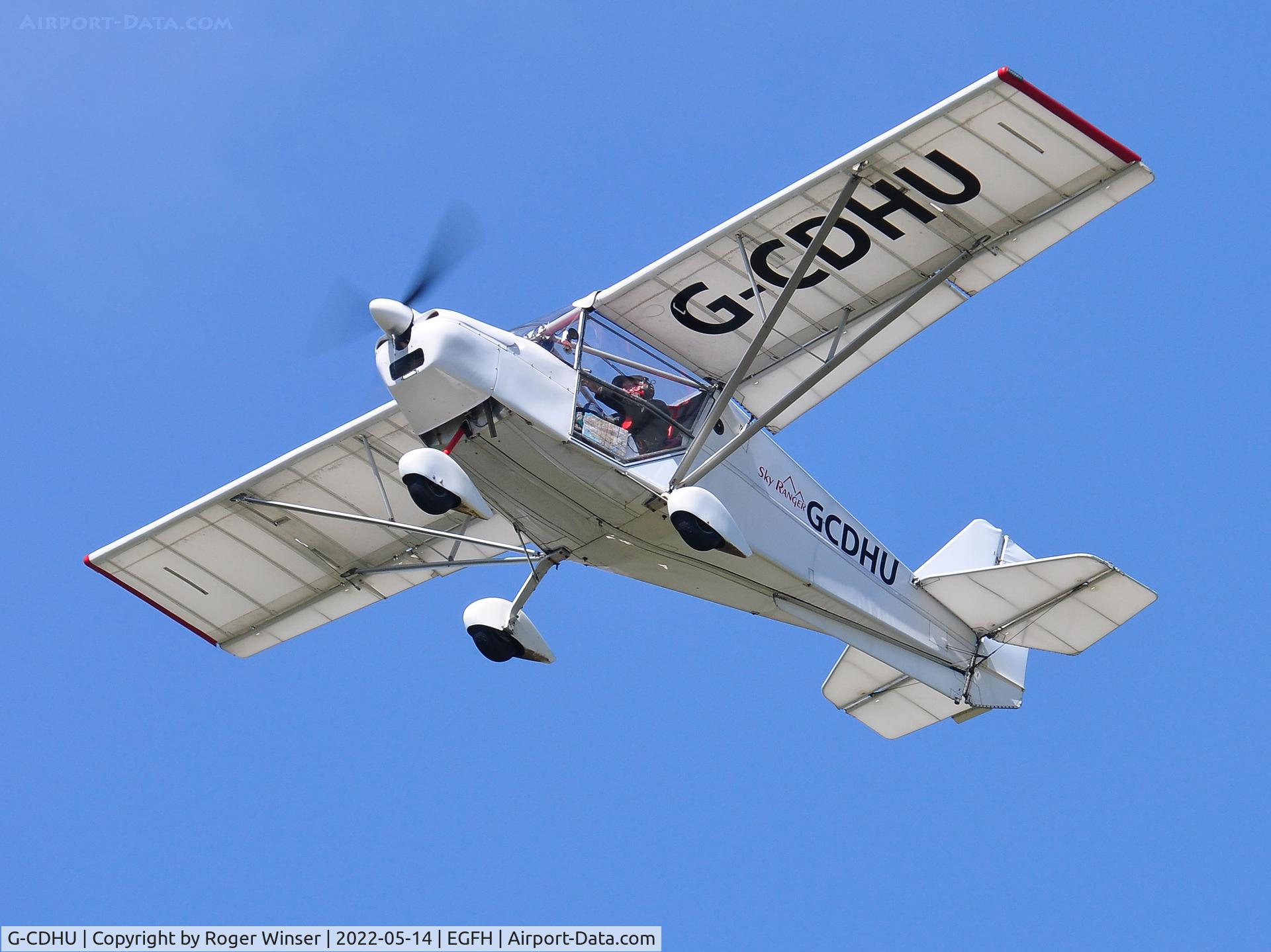 G-CDHU, 2005 Best Off Skyranger 912(2) C/N BMAA/HB/444, Visiting Skyranger departing Runway 22 to Old Park Farm, Margam.