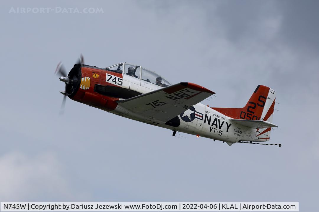 N745W, 1956 North American T-28C Trojan C/N 24-533 (140501), North American T-28C Trojan  C/N 140501, N745W