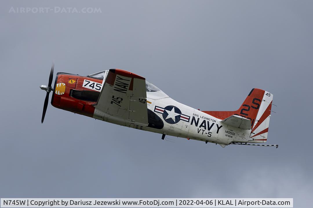 N745W, 1956 North American T-28C Trojan C/N 24-533 (140501), North American T-28C Trojan  C/N 140501, N745W