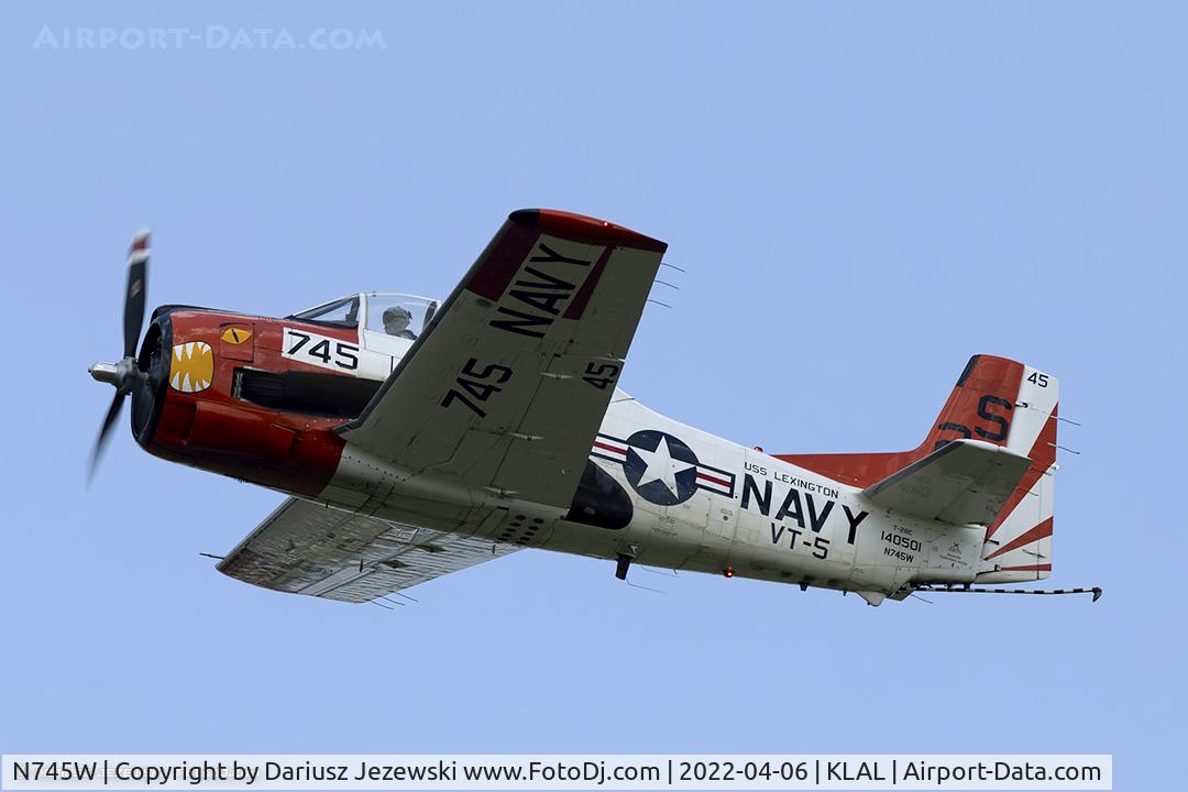 N745W, 1956 North American T-28C Trojan C/N 24-533 (140501), North American T-28C Trojan  C/N 140501, N745W