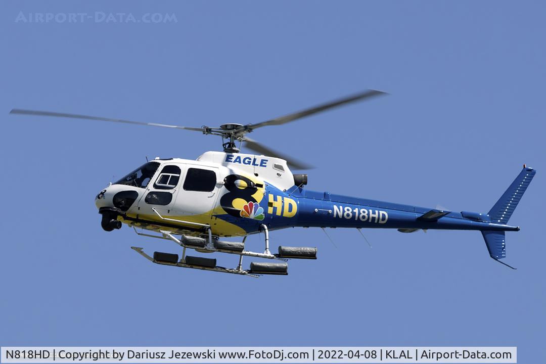 N818HD, 1990 Aérospatiale AS-350BA C/N 2376, Aerospatiale AS-350BA  C/N 2376, N818HD