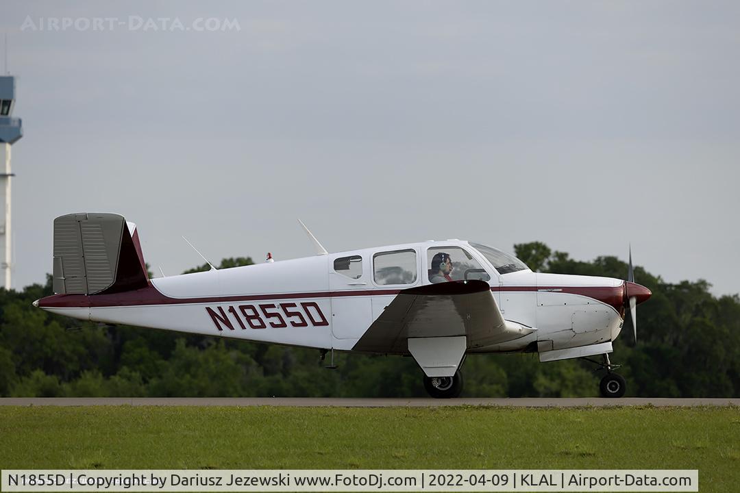 N1855D, 1952 Beech C35 Bonanza C/N D-3130, Beech C35 Bonanza  C/N D-3130, N1855D
