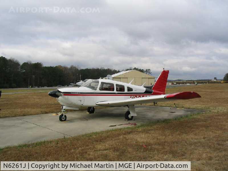N6261J, 1976 Piper PA-28R-200 C/N 28R-7635328, Atlanta Navy Flying Club