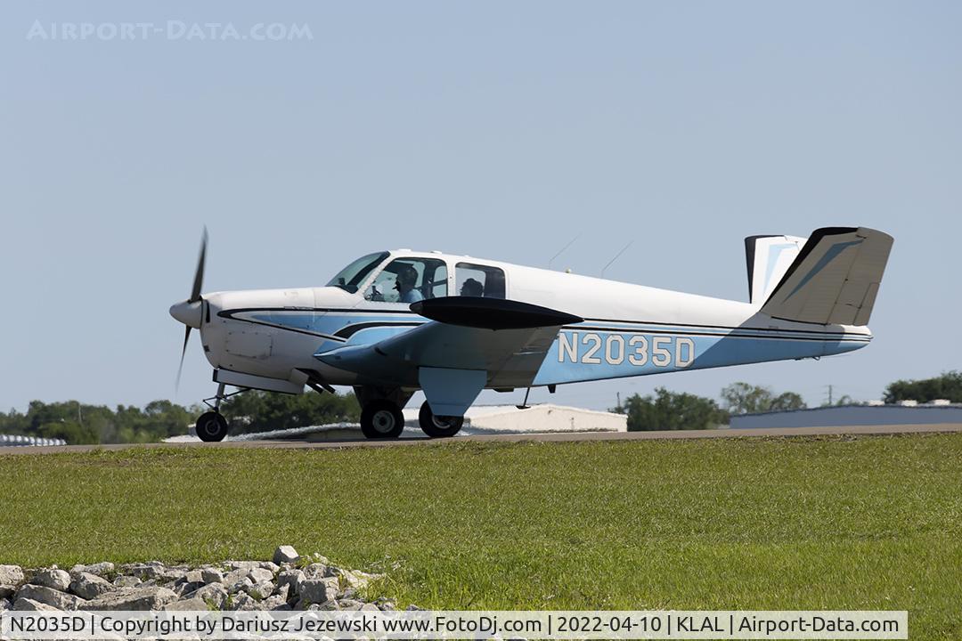N2035D, 1952 Beech C35 Bonanza C/N D-3386, Beech C35 Bonanza  C/N D-3386, N2035D