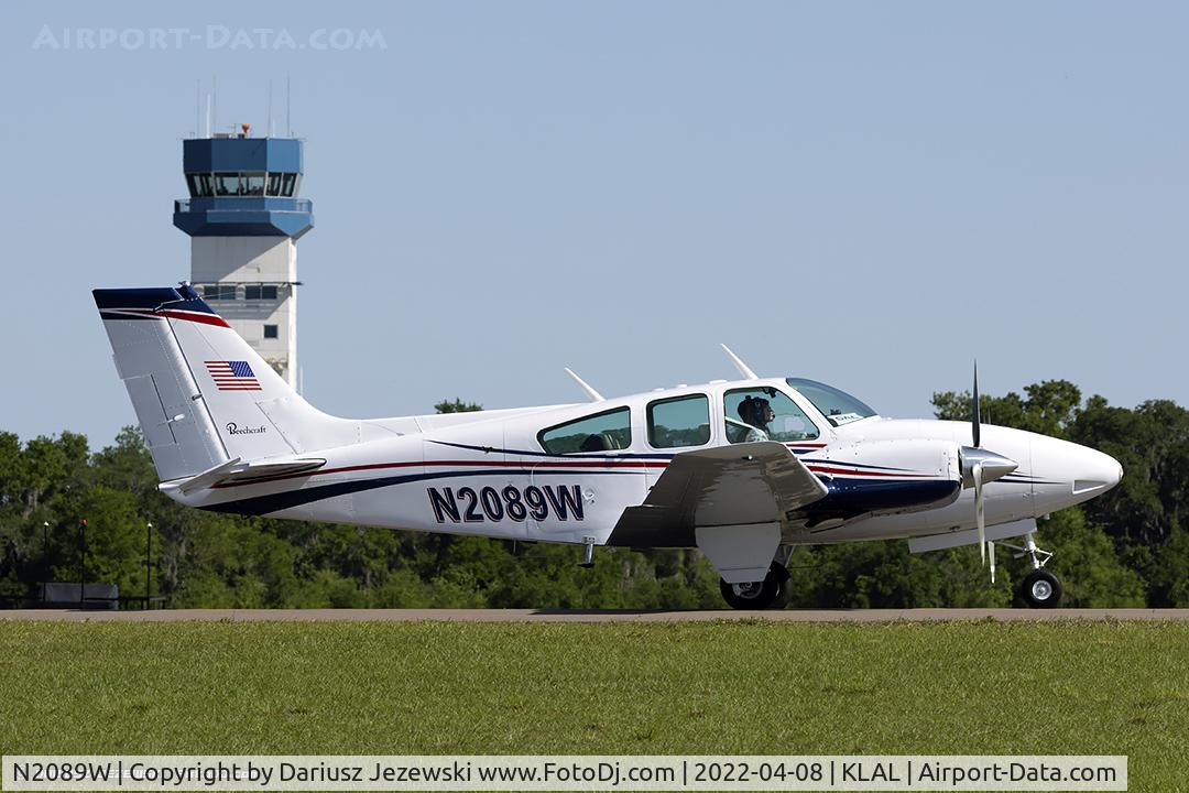 N2089W, 1966 Beech C55 Baron (95-C55) C/N TE-60, Beech 95-C55 Baron  C/N TE-60, N2089W