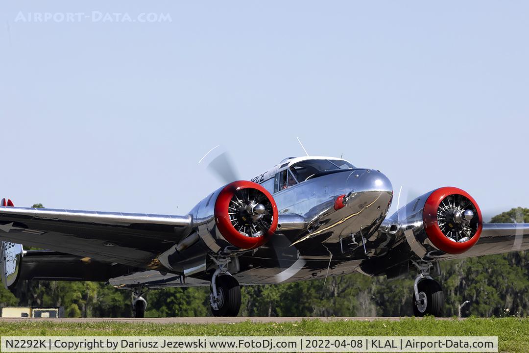 N2292K, 1951 Beech Mk.3N C/N CA-8 (A-608), Beech 3N Twin Beech  C/N CA-8, N2292K