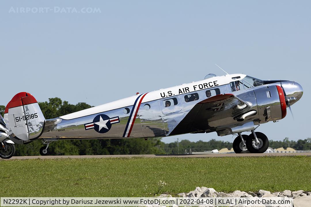N2292K, 1951 Beech Mk.3N C/N CA-8 (A-608), Beech 3N Twin Beech  C/N CA-8, N2292K