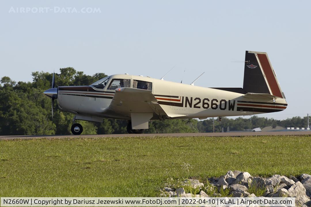 N2660W, 1966 Mooney M20E C/N 989, Mooney M20E Chapparal  C/N 989, N2660W