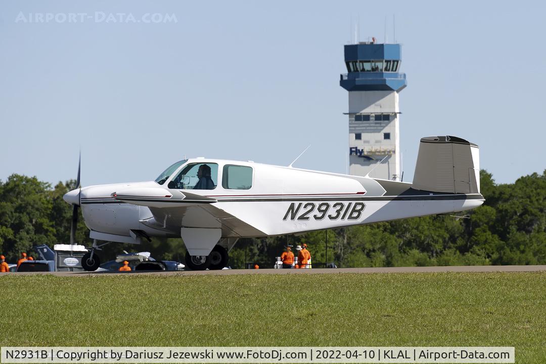 N2931B, 1953 Beech D35 C/N D-3572, Beech D35 Bonanza   C/N D-3572, N2931B