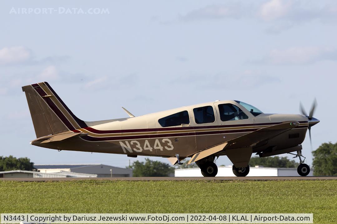 N3443, 1978 Beech F33A Bonanza C/N CE-761, Beech F33A Bonanza  C/N CE-761, N3443