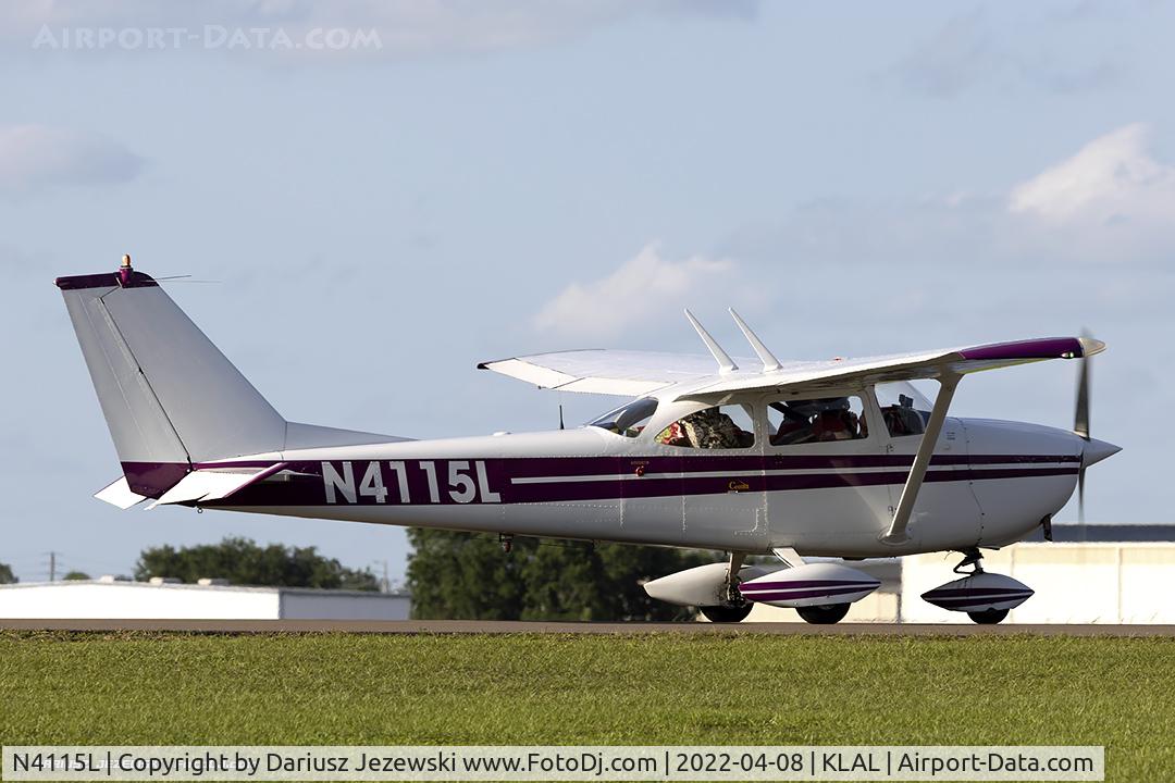 N4115L, 1966 Cessna 172G C/N 17254184, Cessna 172G Skyhawk  C/N 17254184, N4115L