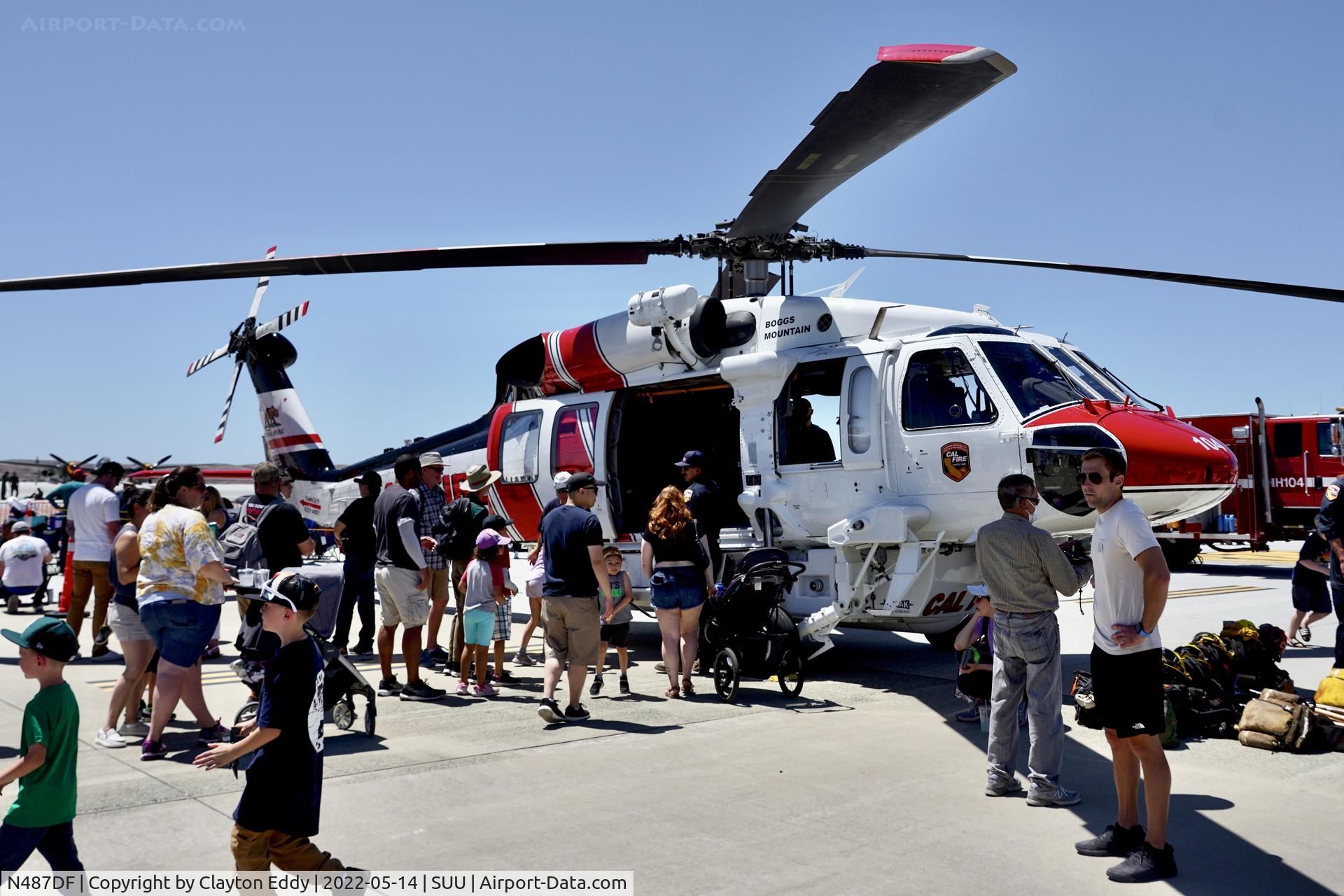 N487DF, Sikorsky S-70i Firehawk C/N 70-4051, Travis AFB airshow 2022.
