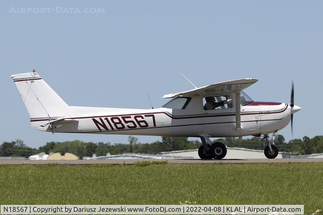 N18567, 1972 Cessna 150L C/N 15073948, Cessna 150L  C/N 15073948, N18567