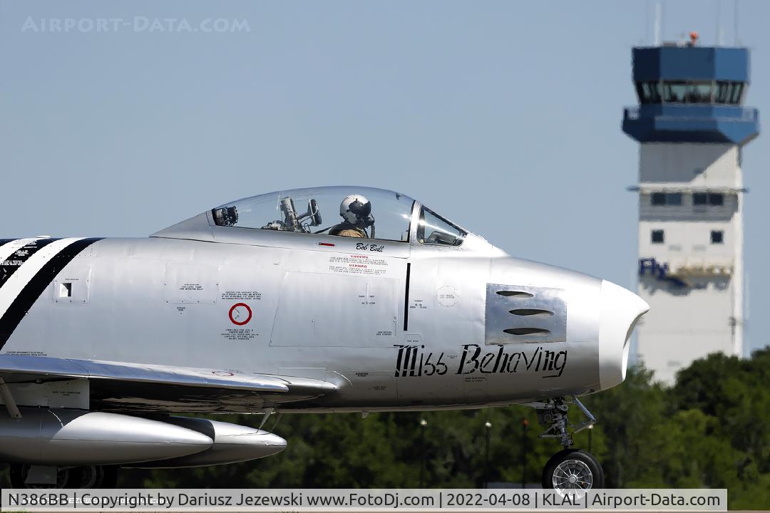 N386BB, 1954 Canadair CL-13 Sabre 5 C/N 1104, Canadair F-86 MK.V Sabre  C/N 1104, NX386BB