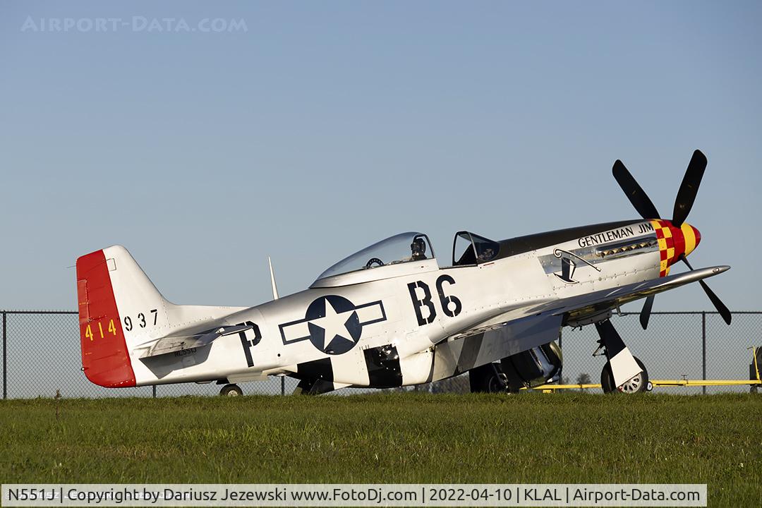 N551J, 1957 North American P-51D Mustang C/N 44-74230, North American P-51D Mustang 