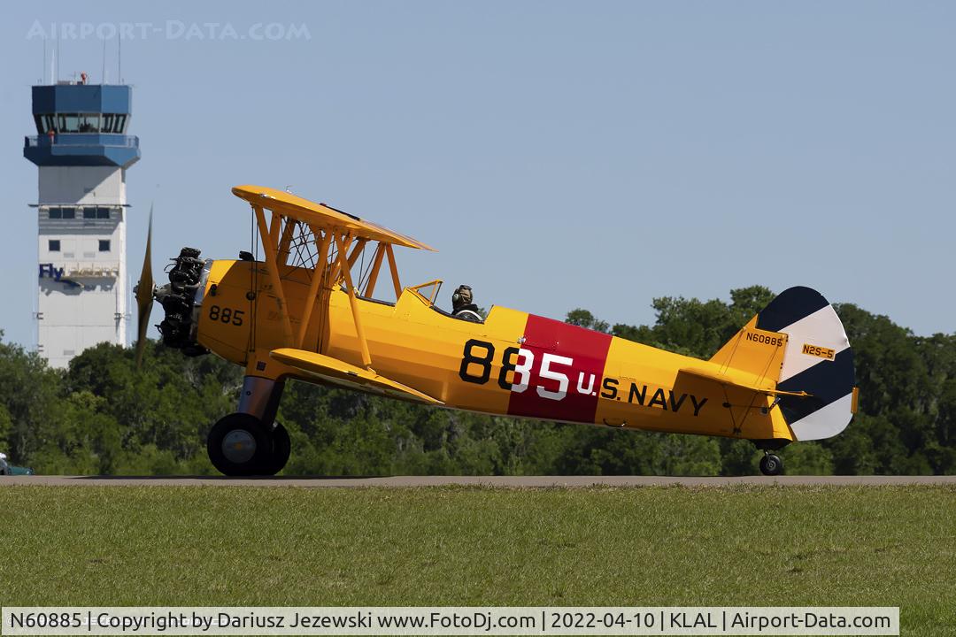 N60885, 1941 Boeing A75N1(PT17) C/N 75-2757, Boeing A75N1(PT17) Stearman  C/N 75-2757, N60885
