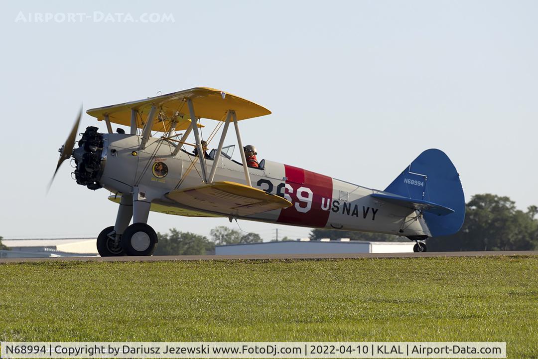 N68994, 1943 Boeing N2S-3 Kaydet (B75N1) C/N 75-7598, Boeing B75N1 Stearman  C/N 75-7598, N68994