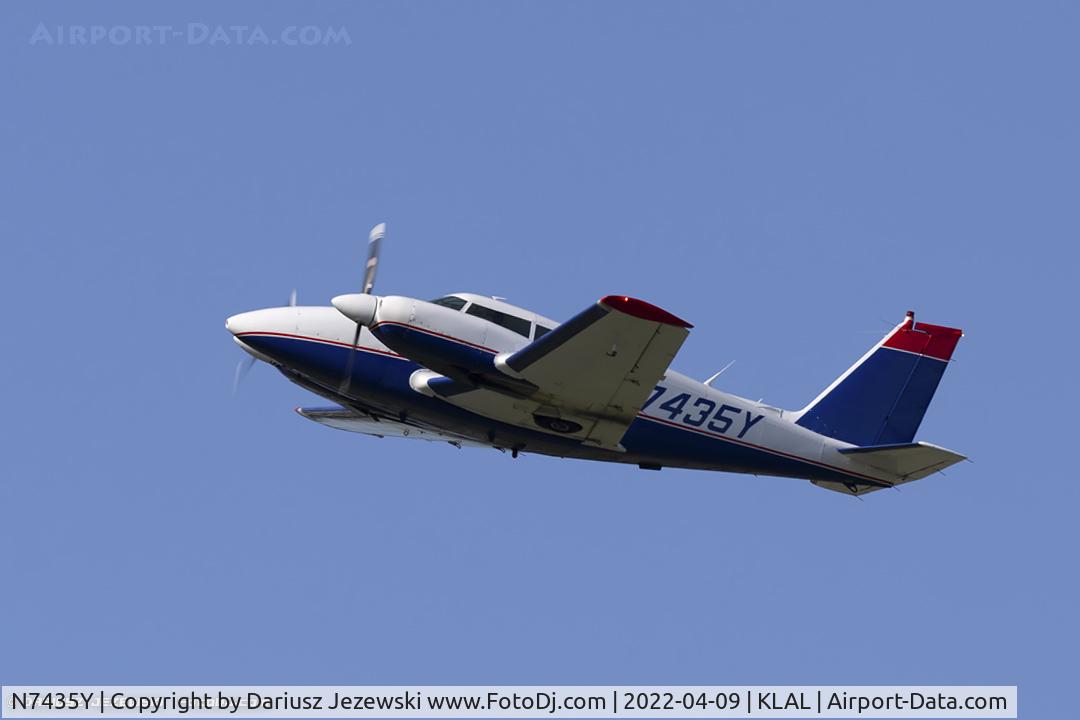 N7435Y, 1964 Piper PA-30-160 Twin Comanche Twin Comanche C/N 30-498, Piper PA-30 Twin Comanche  C/N 30-498, N7435Y