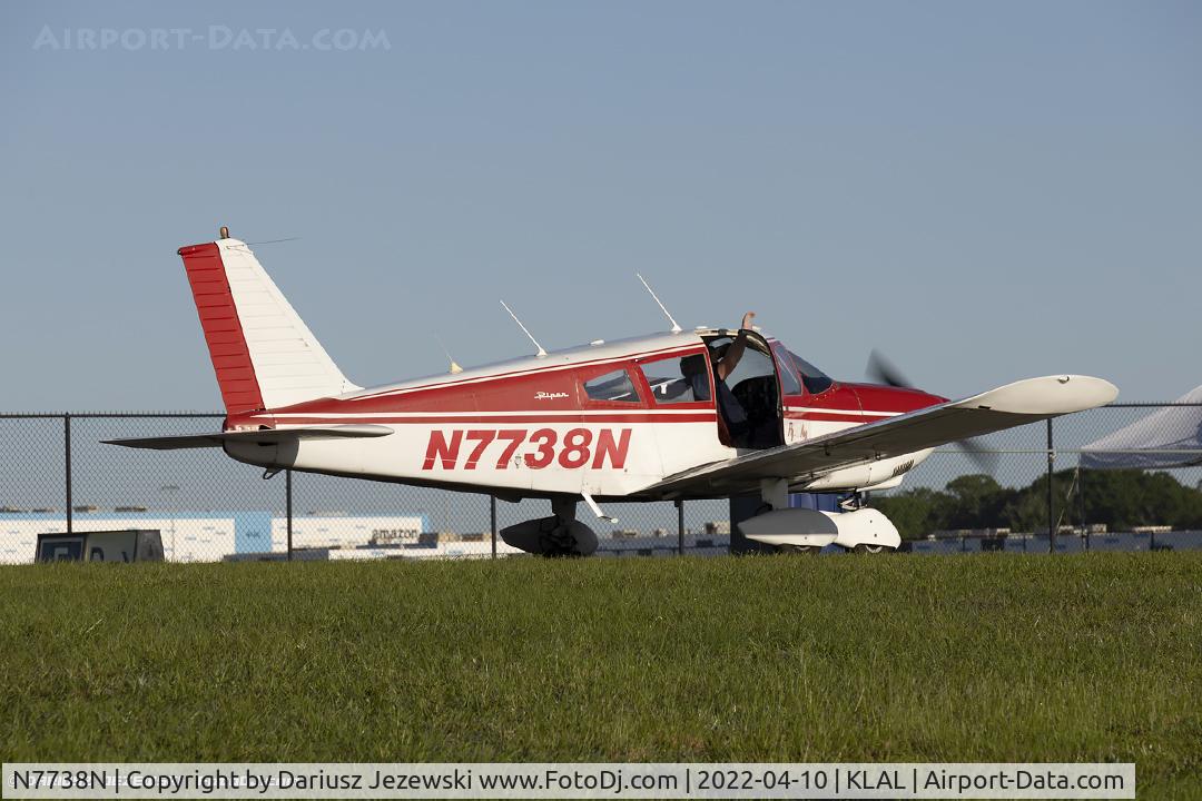 N7738N, 1968 Piper PA-28-180 C/N 28-5182, Piper PA-28-180 Cherokee  C/N 28-5182, N7738N