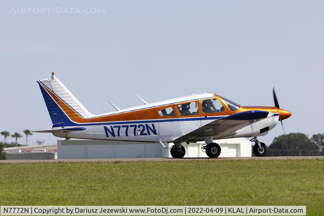 N7772N, 1968 Piper PA-28-180 C/N 28-5219, Piper PA-28-180 Cherokee  C/N 28-5219, N7772N
