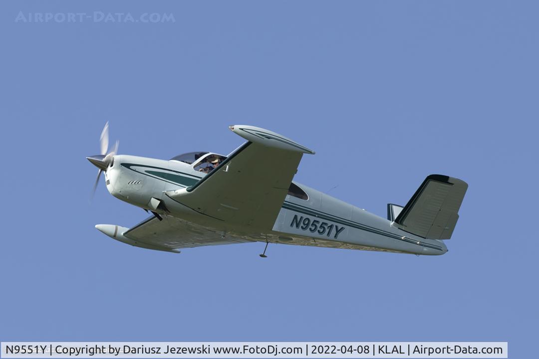 N9551Y, 1962 Beech P35 Bonanza C/N D-7028, Beech P35 Bonanza  C/N D-7028, N9551Y