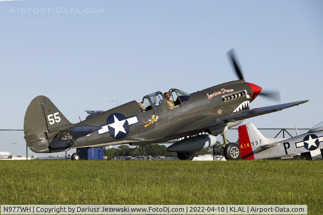 N977WH, 1942 Curtiss P-40N C/N 42-10497, Curtiss P-40N Warhawk  C/N 42-10497, NL977WH