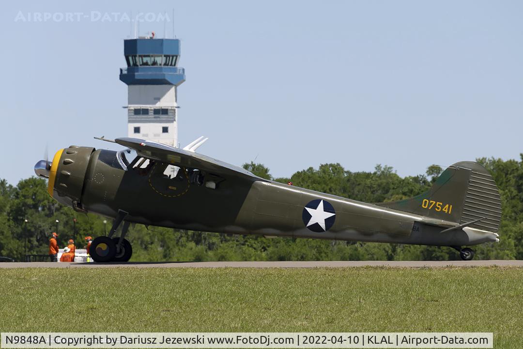 N9848A, 1950 Cessna 190 C/N 7541, Cessna 190  C/N 7541, N9848A