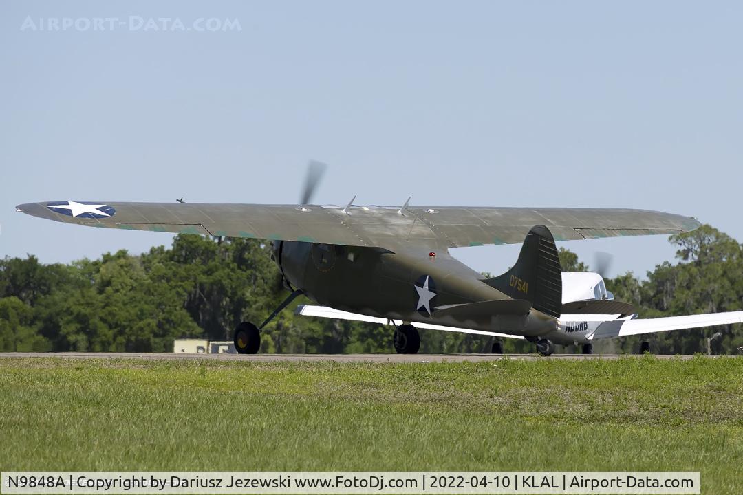 N9848A, 1950 Cessna 190 C/N 7541, Cessna 190  C/N 7541, N9848A