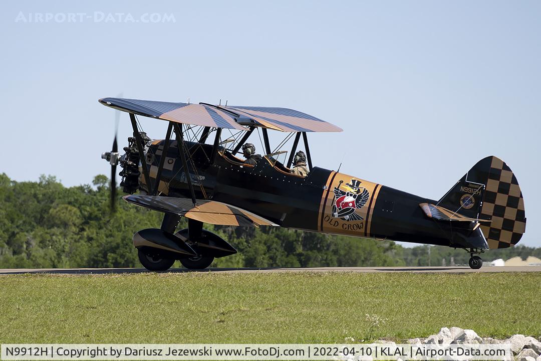 N9912H, 1943 Boeing N2S-3 Kaydet (B75N1) C/N 75-7213, Boeing B75N1 Stearman  C/N 75-7213, N9912H