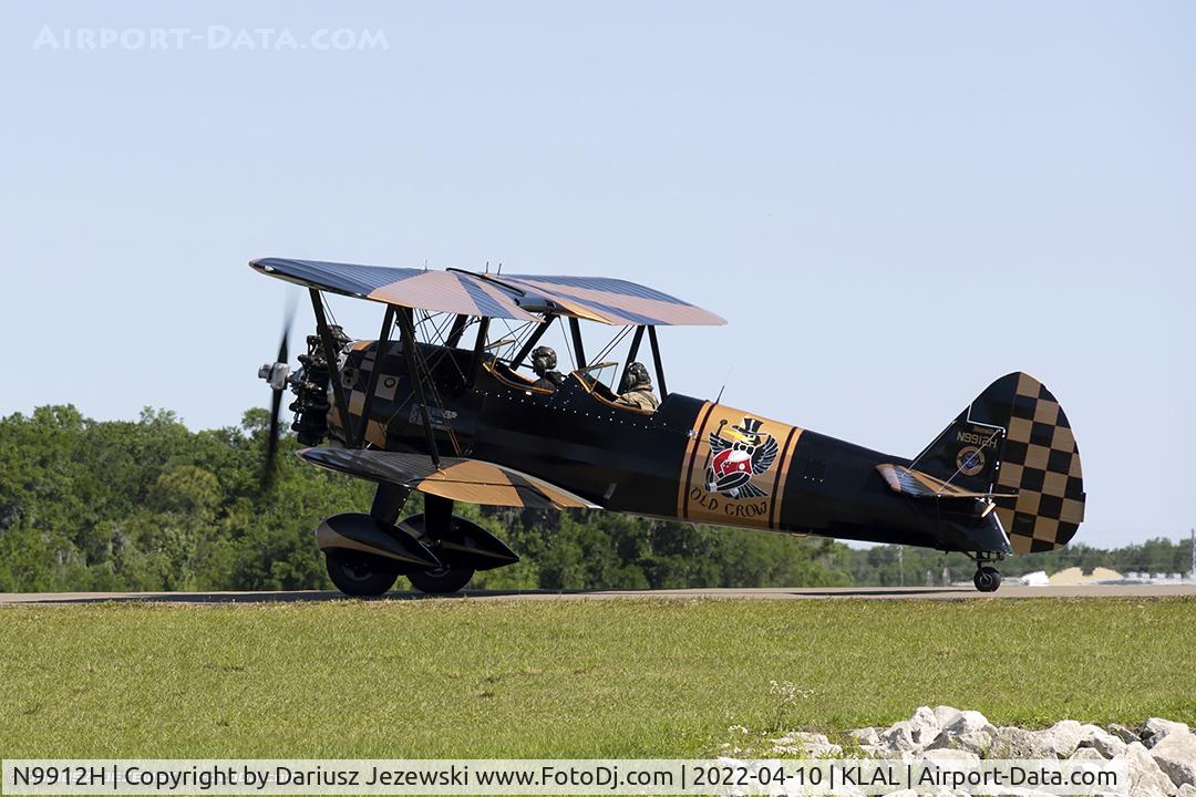 N9912H, 1943 Boeing N2S-3 Kaydet (B75N1) C/N 75-7213, Boeing B75N1 Stearman  C/N 75-7213, N9912H