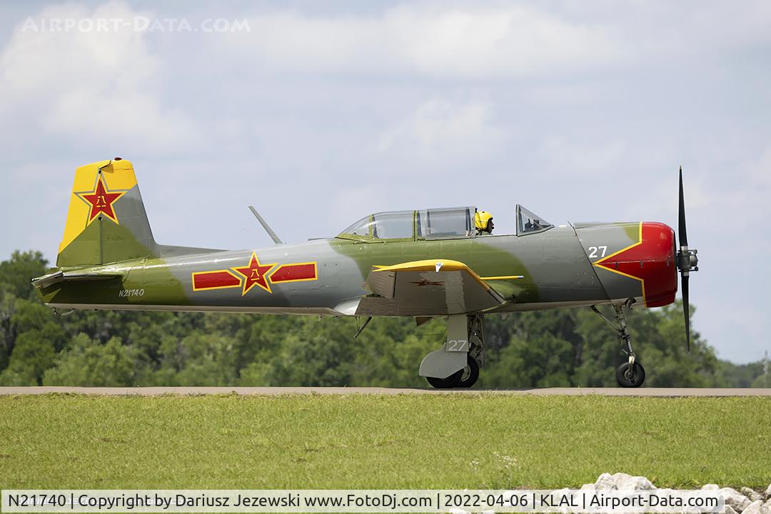 N21740, 1991 Nanchang CJ-6 C/N 3932005, Nanchang CJ-6  C/N 3932005, N21740