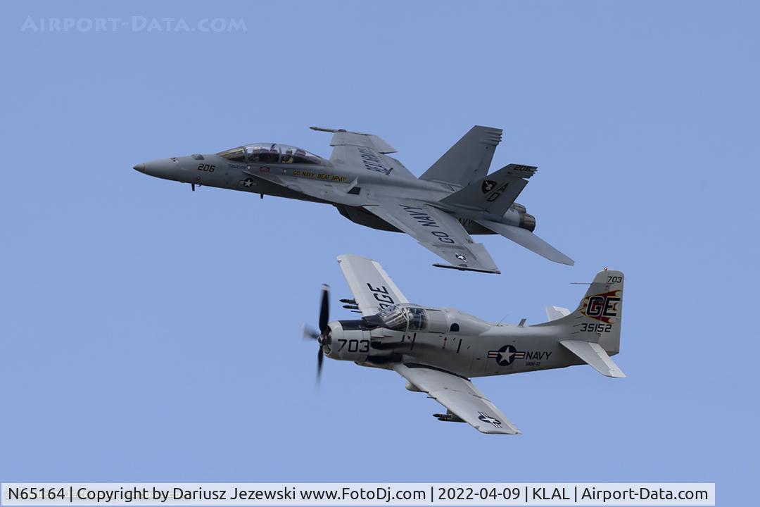 N65164, 1955 Douglas EA-1E Skyraider AD-5W C/N 55-471DH, Douglas EA-1E Skyraider  C/N 55-471DH, N65164