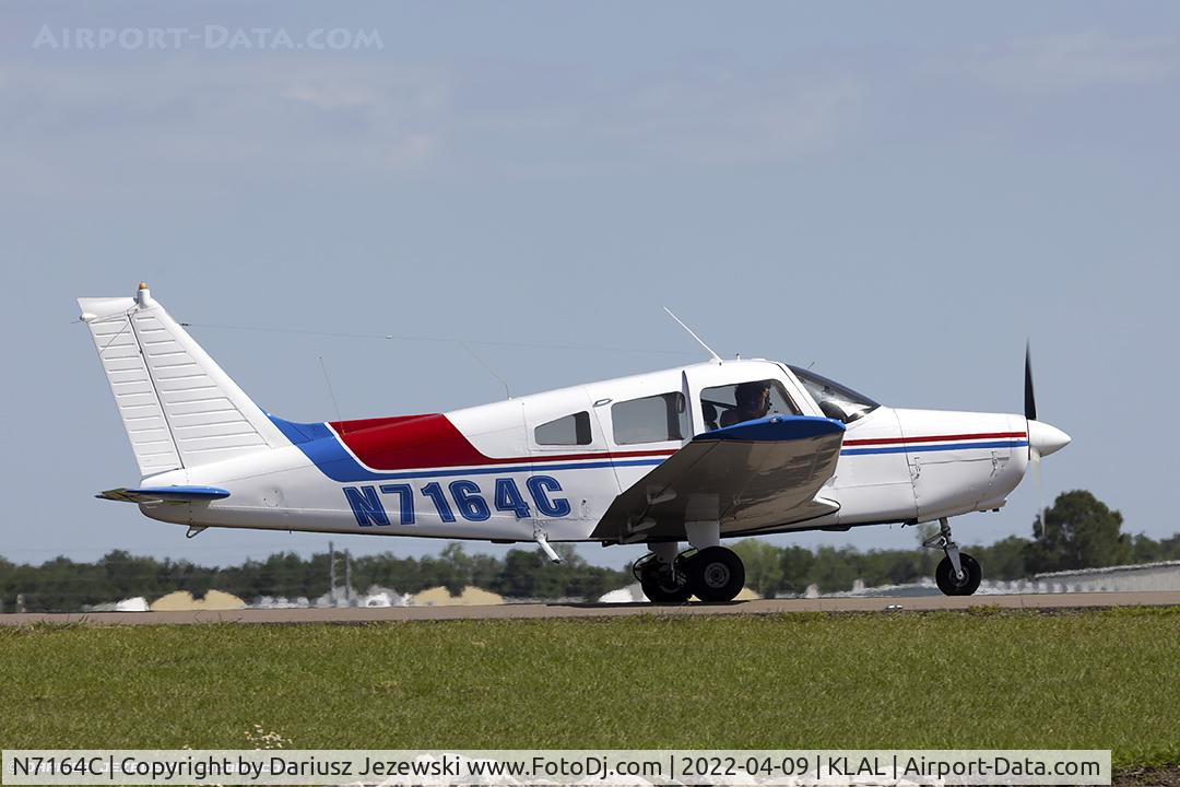 N7164C, 1975 Piper PA-28-151 Cherokee Warrior C/N 28-7615045, Piper PA-28-151 Cherokee Warrior  C/N 28-7615045, N7164C