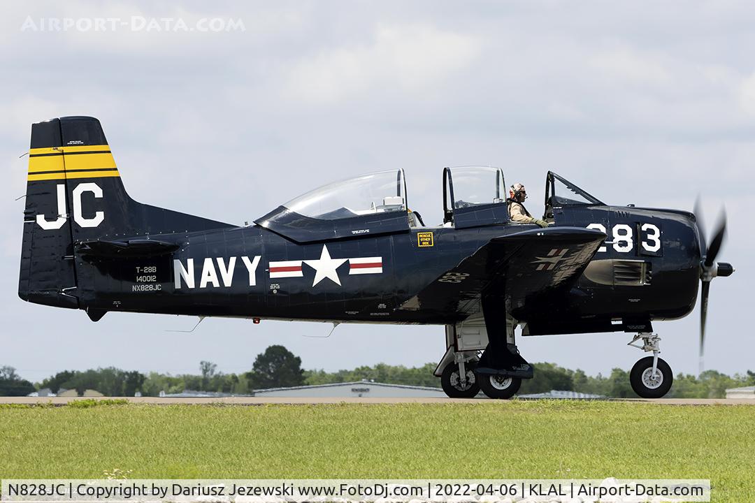 N828JC, 1955 North American T-28B Trojan C/N 219-11, North American T-28B Trojan  C/N 140012, NX828JC
