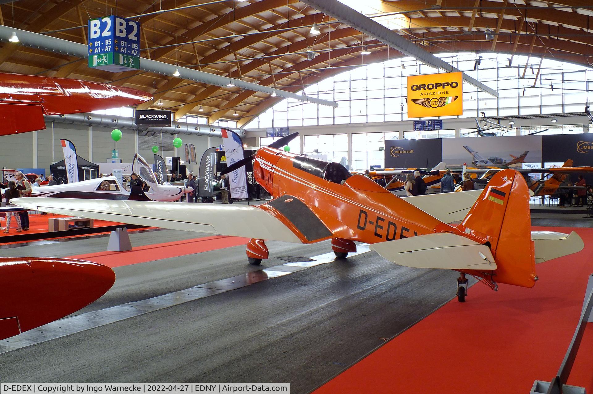 D-EDEX, 1940 Klemm Kl-35 Spezial C/N 1916, Klemm Kl 35 Spezial at the AERO 2022, Friedrichshafen