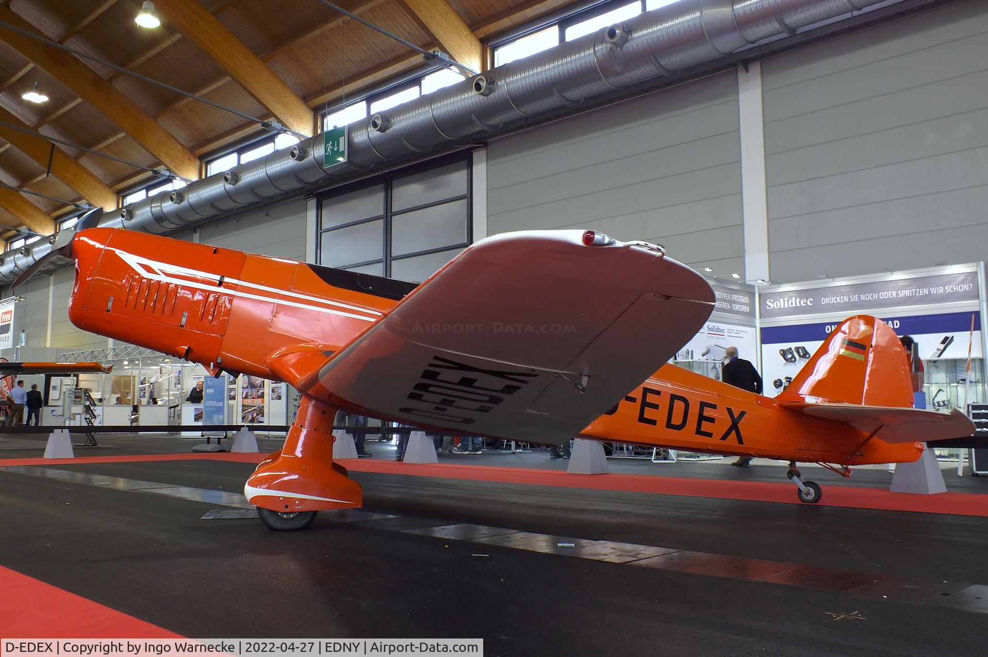 D-EDEX, 1940 Klemm Kl-35 Spezial C/N 1916, Klemm Kl 35 Spezial at the AERO 2022, Friedrichshafen