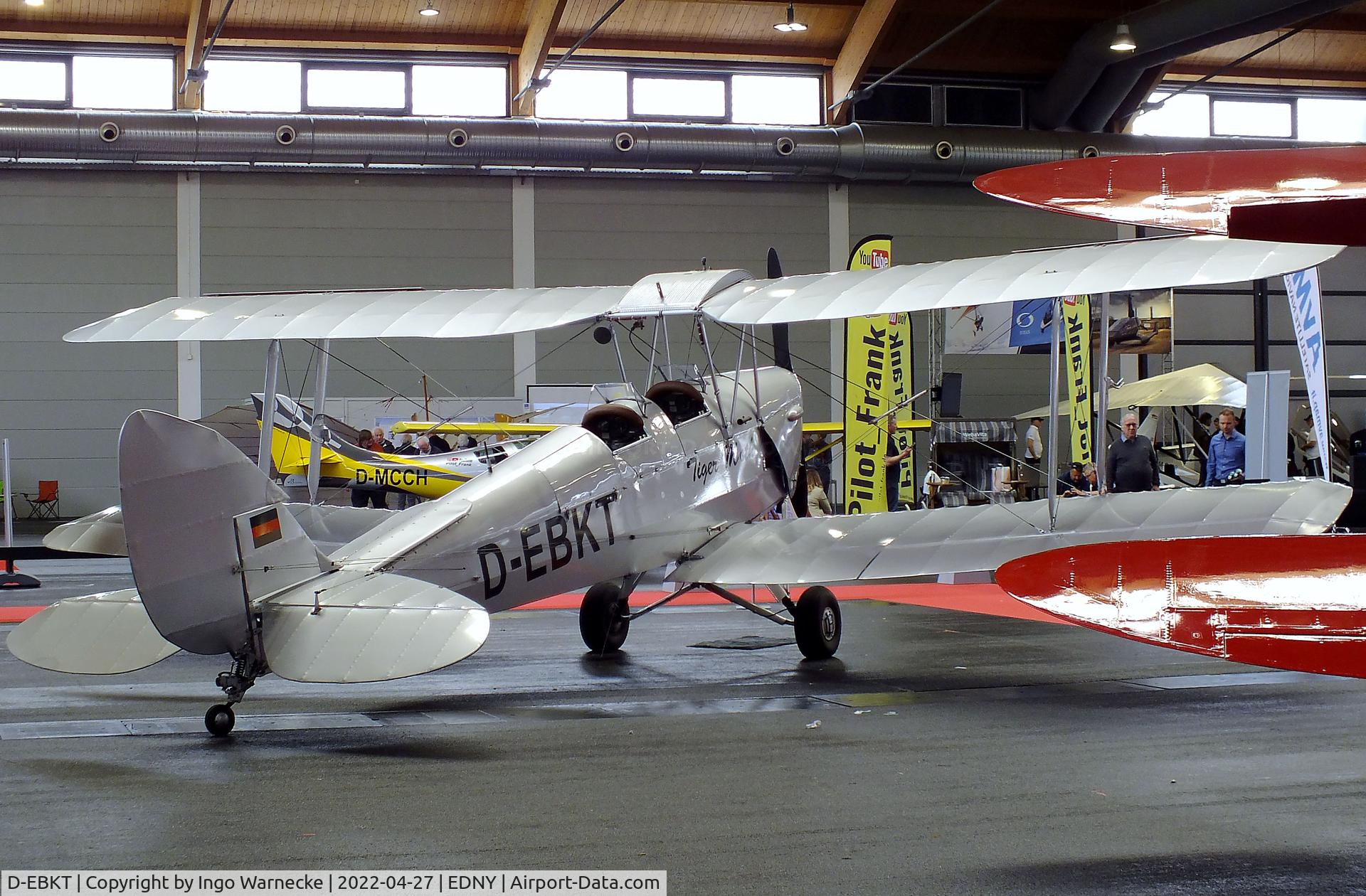 D-EBKT, 1941 De Havilland DH-82A Tiger Moth II C/N 85223, De Havilland D.H.82A Tiger Moth at the AERO 2022, Friedrichshafen