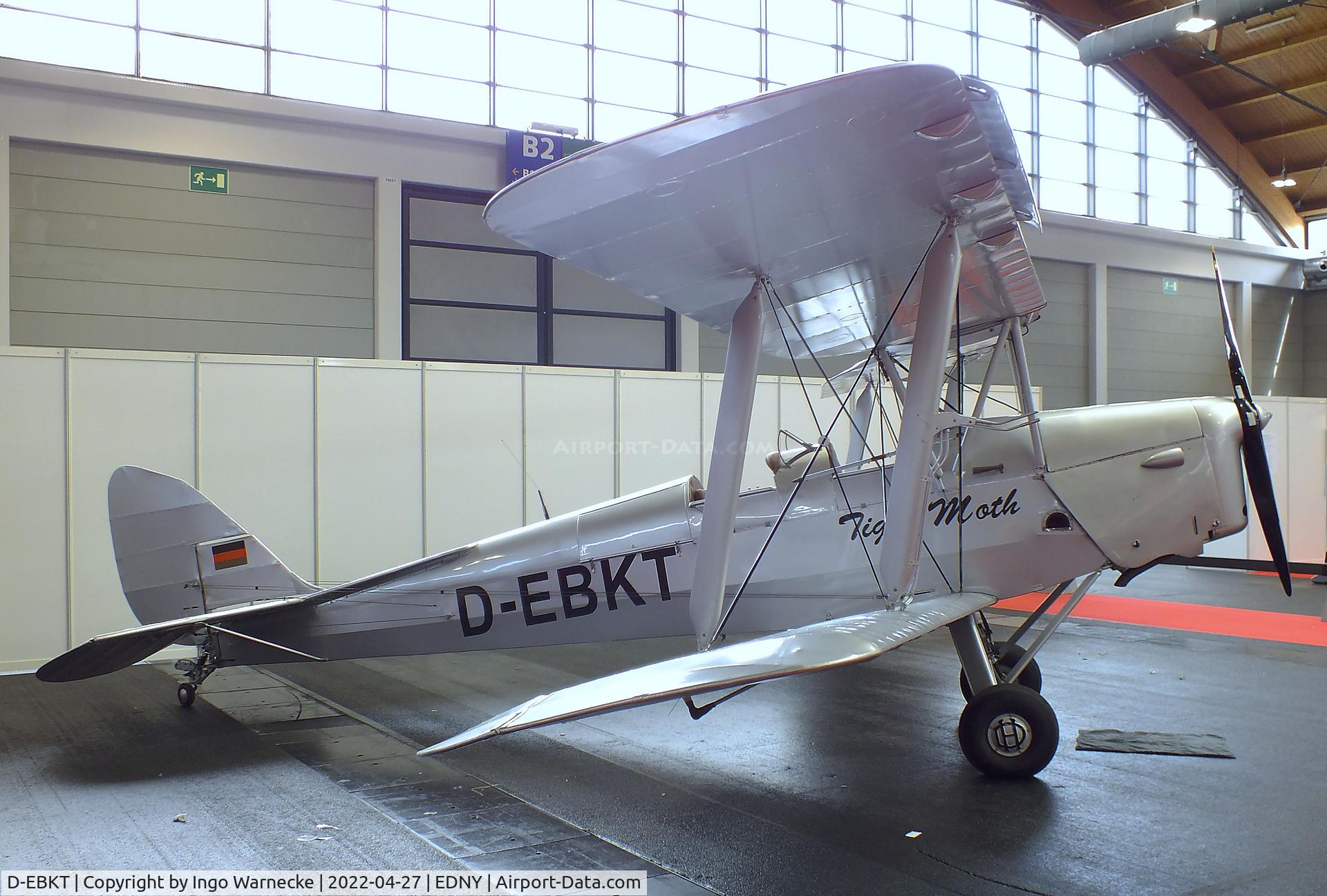 D-EBKT, 1941 De Havilland DH-82A Tiger Moth II C/N 85223, De Havilland D.H.82A Tiger Moth at the AERO 2022, Friedrichshafen