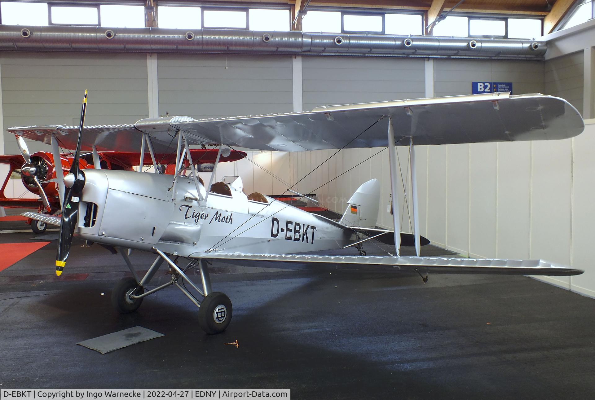 D-EBKT, 1941 De Havilland DH-82A Tiger Moth II C/N 85223, De Havilland D.H.82A Tiger Moth at the AERO 2022, Friedrichshafen