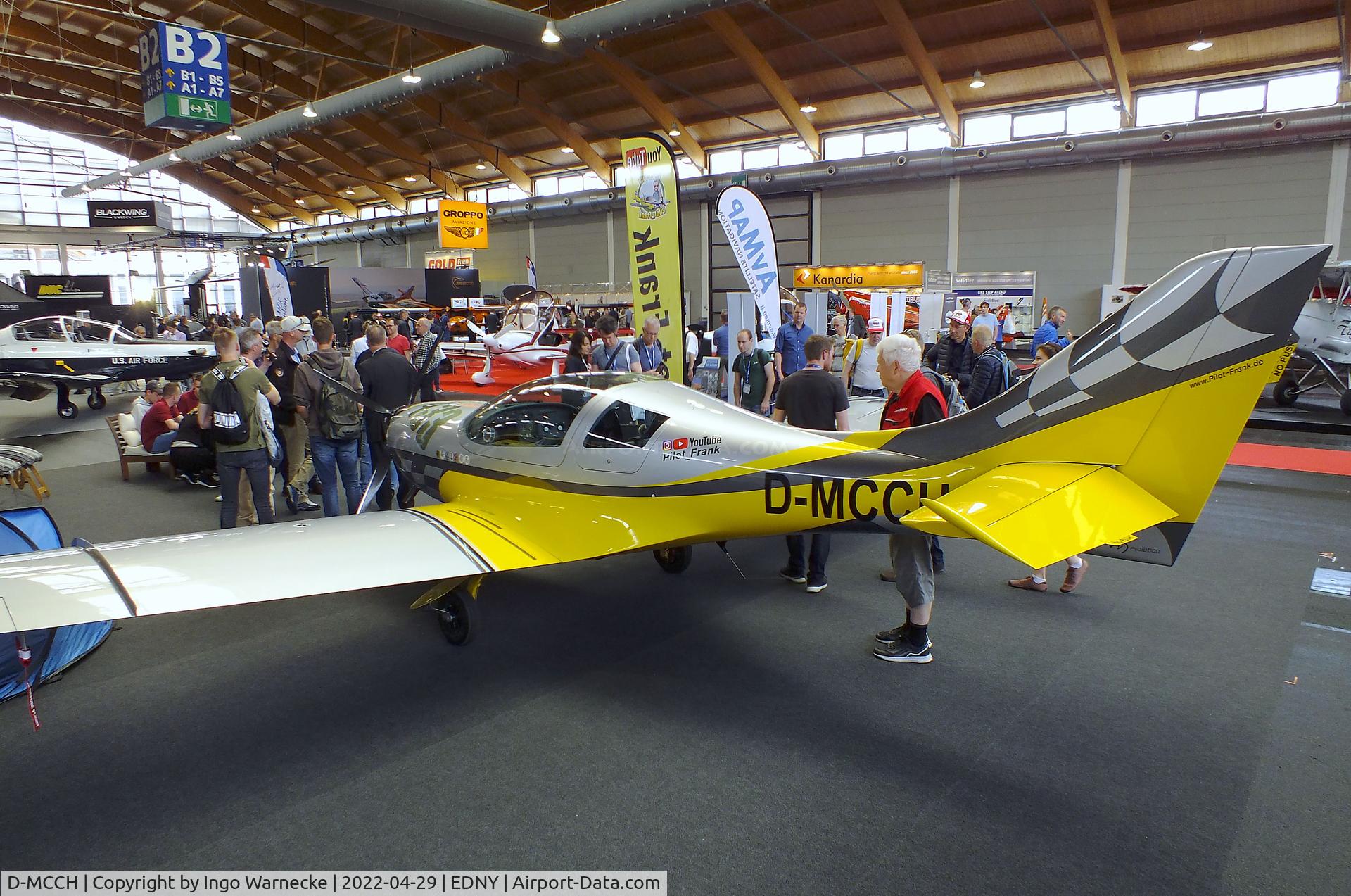 D-MCCH, JMB Aircraft VL-3 Evolution C/N VL-3-446, Aveko / JMB VL-3 Evolution of YouTuber 'Pilot Frank' at the AERO 2022, Friedrichshafen
