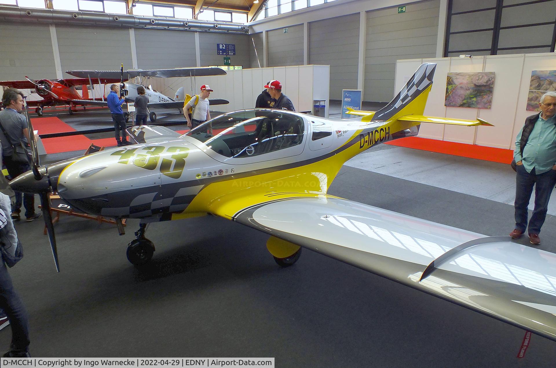 D-MCCH, JMB Aircraft VL-3 Evolution C/N VL-3-446, Aveko / JMB VL-3 Evolution of YouTuber 'Pilot Frank' at the AERO 2022, Friedrichshafen