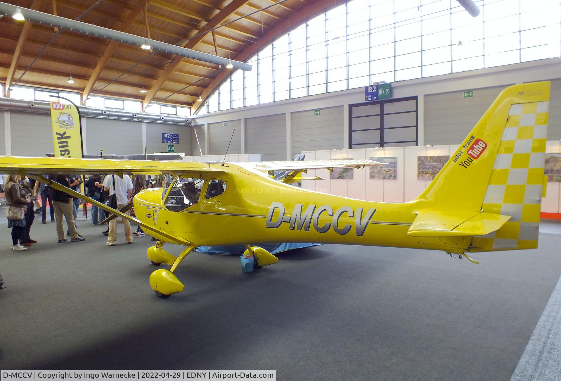 D-MCCV, B & F Technik FK-9 Mark IV C/N 09-03U-215, B & F Technik FK-9 Mk III of YouTuber 'Pilot Frank' at the AERO 2022, Friedrichshafen
