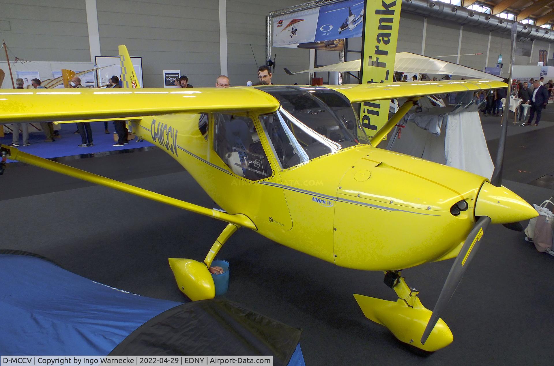 D-MCCV, B & F Technik FK-9 Mark IV C/N 09-03U-215, B & F Technik FK-9 Mk III of YouTuber 'Pilot Frank' at the AERO 2022, Friedrichshafen