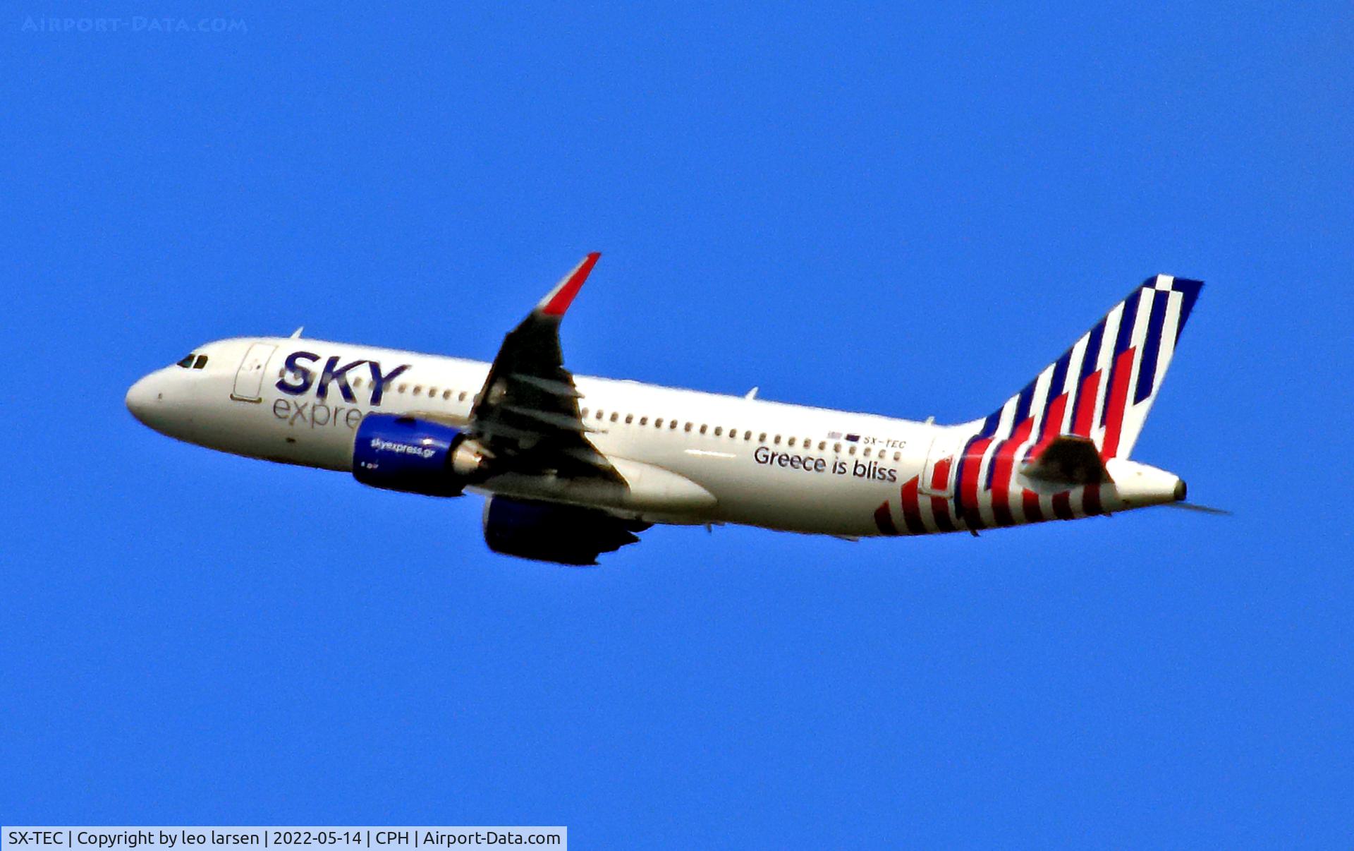 SX-TEC, 2020 Airbus A320-251N C/N 9566, Copenhagen 14.5.2022